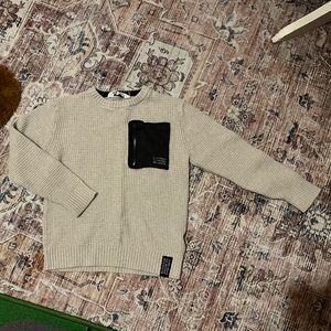 Boys waffle knit sweater
